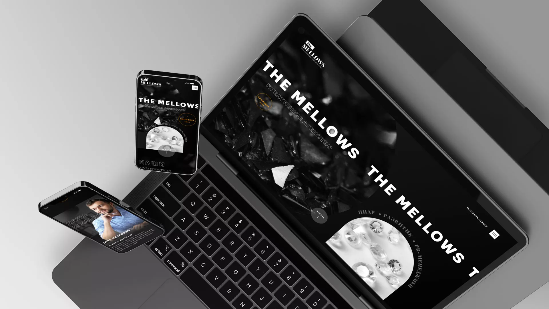 Разработка сайта креативного агентства «The Mellows» в Кисловодске